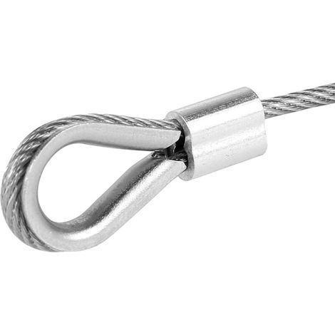Kit de câbles en acier inoxydable 15 m/3 mm avec revêtement PVC pour plantes grimpantes et balustrade de jardin (1/5)