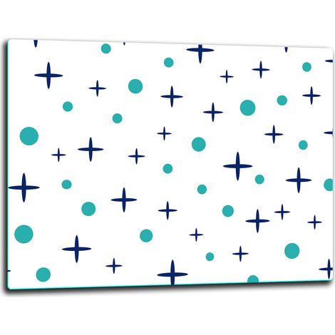 Tagliere in vetro 52x40 con motivo decorativo (1/5)