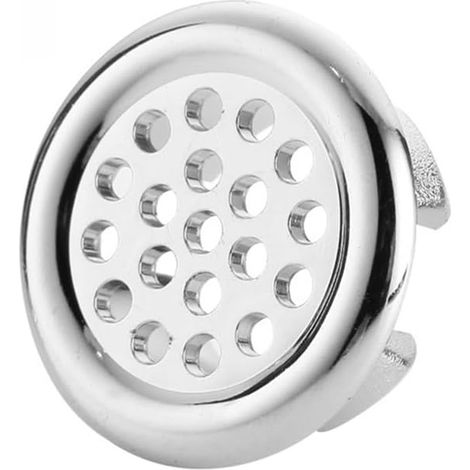 Bouchon de trop-plein pour évier, garniture de lavabo de salle de bain, trou rond, anneau de trop-plein pour maison, hôtel, centre commercial (B) (1/5)
