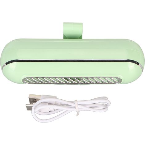 Désodorisant électrique pour frigo rechargeable USB, 1200mAh, portable, élimine les odeurs dans placard, voiture ou armoire à chaussures