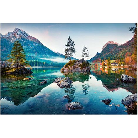 Affiche Lac Hintersee en automne - 60x40cm - made in France (1/5)