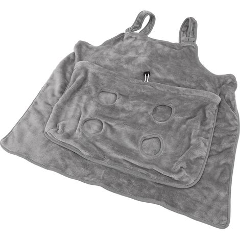Tablier de transport pour chat avec trous, grande poche ajustable, sac de transport et sac de couchage pour petit chien (1/5)