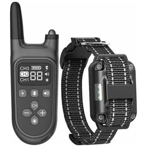 Collier Anti-aboiement Automatique pour Chiens, Collier de Dressage pour Chiens Version 2022, Chocs Très Efficaces Ainsi Que la Vibration pour Stopper Les Aboiements - IPX7 Résistant à L’Eau (1/5)