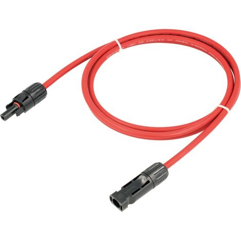 Piastra di connessione 6 mm maschio-femmina 6 mm maschio-femmina 2 mts Rosso Wir1992