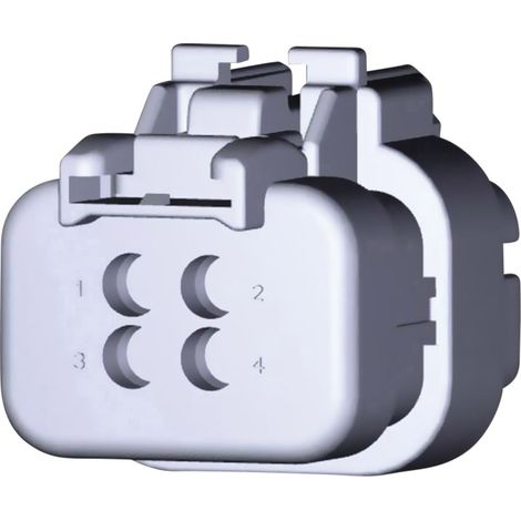 TE Connectivity Stiftgehäuse-Kabel AMPSEAL16 Polzahl Gesamt 4  776536-1 1 St.