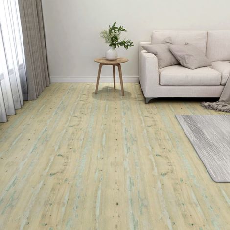 Dalles de plancher autoadhésives 55pcs PVC 5,11 m² marron clair vidaXL
