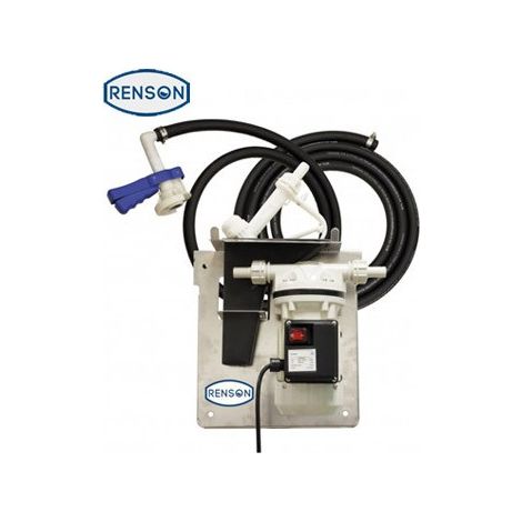 Kit de transfert électrique AdBlue sur plaque inox - X Modèle Pistolet automatique