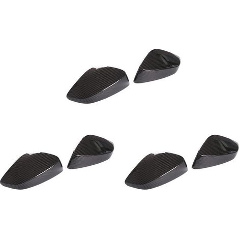 Adecuado para 6 cubiertas de espejos retrovisores de ABS de fibra de carbono para automóviles, compatibles con los modelos 86/BRZ 2012-2020.