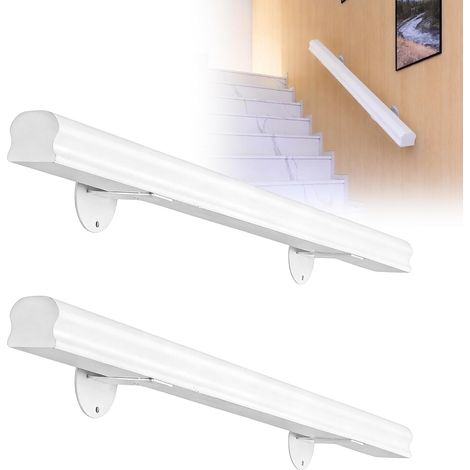 Rampe d'escalier antidérapante de 90 cm/100 cm avec kit d'installation pour couloir, villa, loft (1/5)