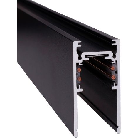Binario magnetico profondo 2m nero da soffitto Maxlight (1/2)