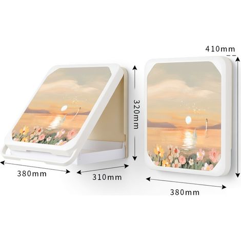 Mensola a parete pieghevole per bagno 3 cm modello 8 (1/5)