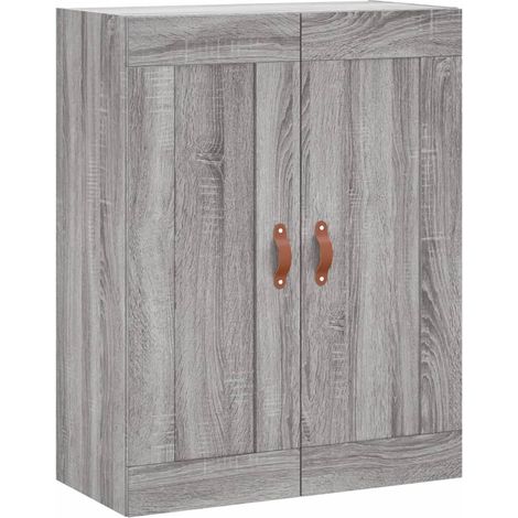 Armoire murale sonoma gris 69,5x34x90 bois d'ingénierie (1/5)