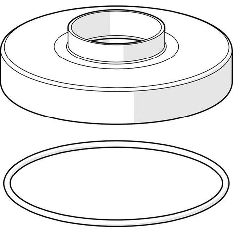HANSA Placa de cubierta HANSA 1003 d 70 mm Cromo, 1003886V