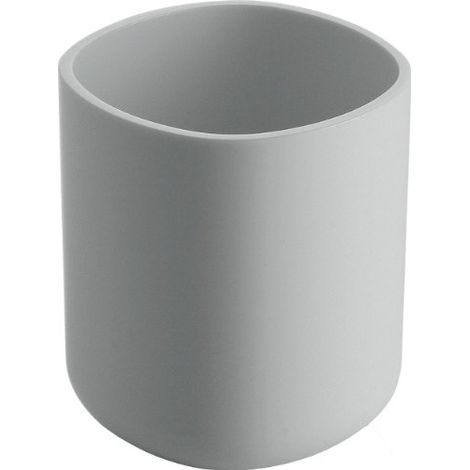 Alessi Birillo PL03 W - Bicchiere Portaspazzolino di Design in PMMA, Bianco (1/4)