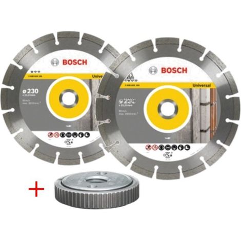 Kit 2 discos de diamante standard universal 230mm BOSCH