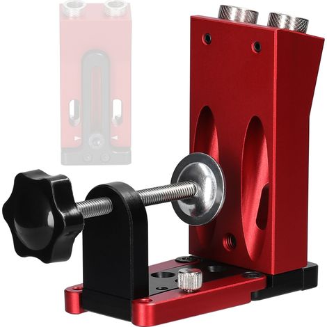 Gabarit perçage bois alliage alu – Capacité serrage max 45 mm – Positionneur poinçon – Assemblage planches – DIY (1/5)
