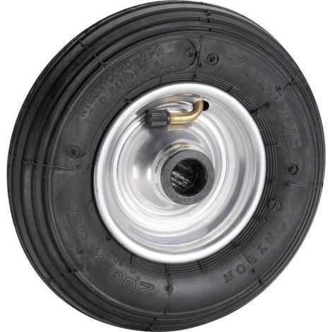 dörner + helmer 740108 740108 Ruota con pneumatico Diametro ruota: 200 mm Capacità di carico (max.): 75 kg 1 pz.