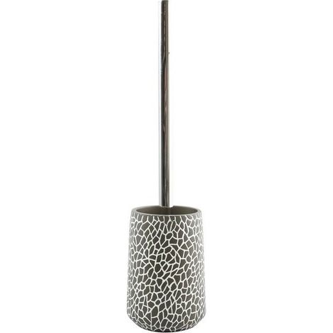 Brosse Wc avec support Polyrésine SAFARI Marron MSV