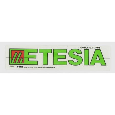 Autocollant ETESIA ET13086