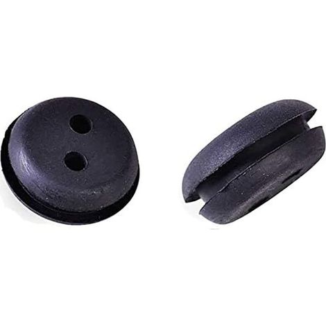 2 Passe durite/Caoutchouc Douille Joint de Réservoir 2 Trous Diam 20mm (1/2)