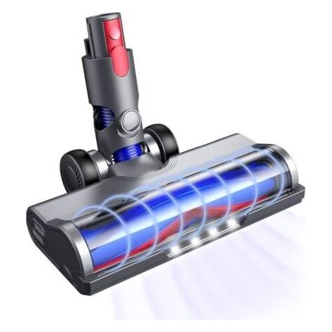 Ersatzbürstenaufsatz kompatibel mit Dyson Staubsaugern V7, V8, V10, V11, V15 – Direktantrieb-Bodenbürste mit 4 LED-Leuchten für Hartböden und Teppiche (1/5)