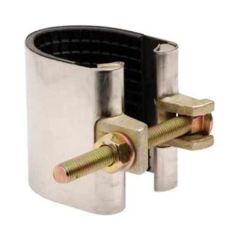 COLLARE DI RIPARAZIONE RAPIDO PER TUBI ACQUA ACCIAIO INOX VARIE MISURE (14373V) 48-51mm (14377)