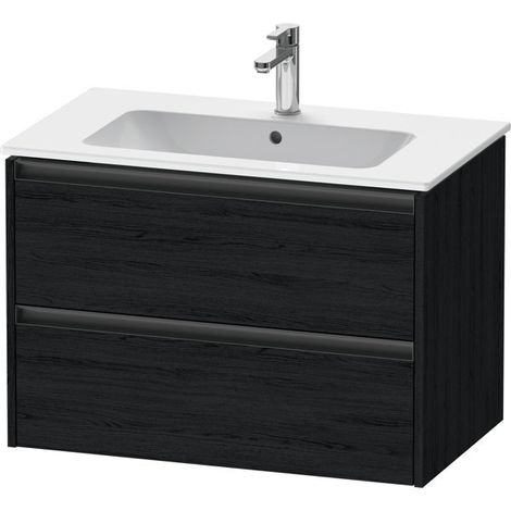Duravit Ketho.2 Waschtischunterbau wandhängend, 2 Schubkästen, (1/2)