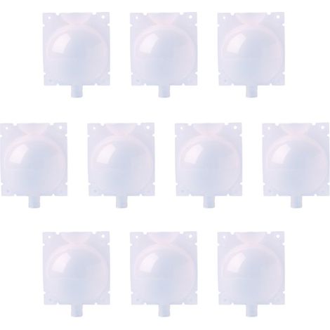 Lot de 10 boules de propagation de racines de plantes en plastique transparent réutilisables à haute pression pour plantes d'intérieur et d'extérieur,M (1/5)