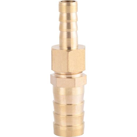 Raccord laiton réducteur – queue barbelée – 8 mm vers 16 mm – 1 pièce (1/5)
