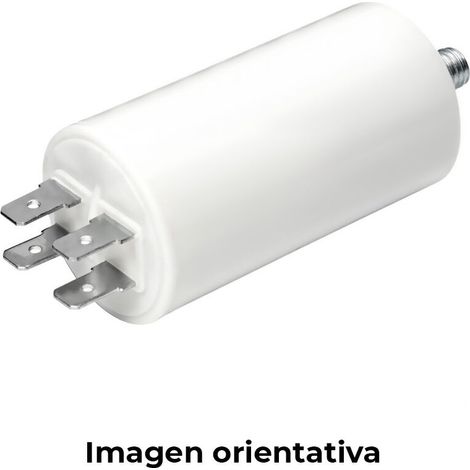 Condensateur de démarrage MKA 7uF 5% 450V Ø3,4x7cm avec piquet M8 et double faston Konek