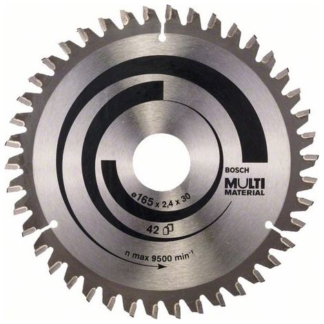 BOSCH LAMA PER SEGA CIRCOLARE DISCO MULTI MATERIAL 165X2,4X30 Z42