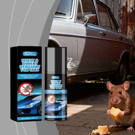 Autospray gegen Nagetiere, tägliches Autospray gegen Nagetiere im Außenbereich, tragbares Spray – 100 ml -- BIEMMEDUE (1/5)
