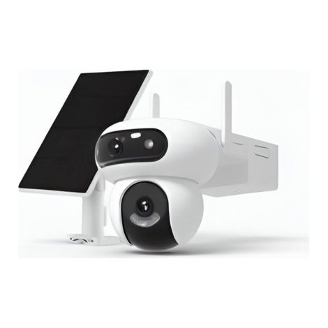 EZVIZ WIFI& 4G DUAL LENS HB90 CÁMARA A BATERÍA ROTATIVA 4MP+4MP PANEL SOLAR KIT