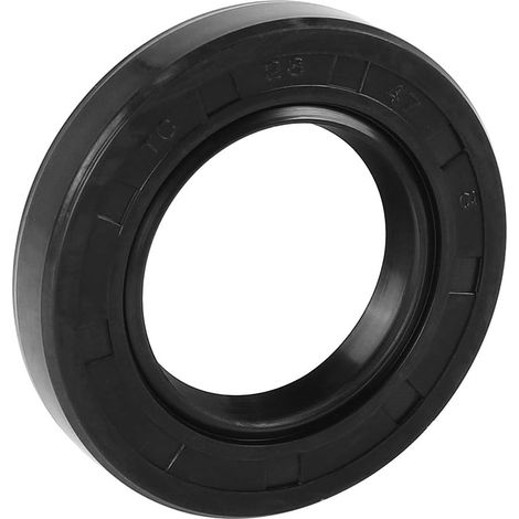 28mm x 47mm x 8mm Black Shaft Oil Seal TC Double Lip Rubber Shaft Oil Seal for Car (1/5)