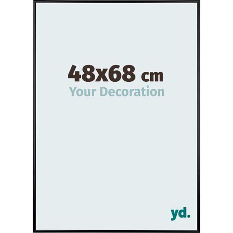 yd. - Cadre photo 48x68 - Noir Mat - Aluminium - Kent