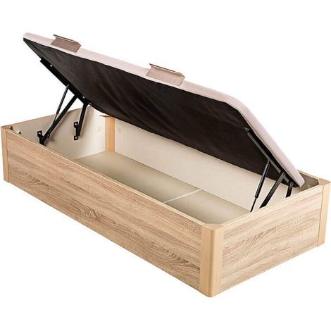 Canapé d'appoint pliant Pikolin avec revêtement intégré hauteur 30 cm 90x190cm - Naturel