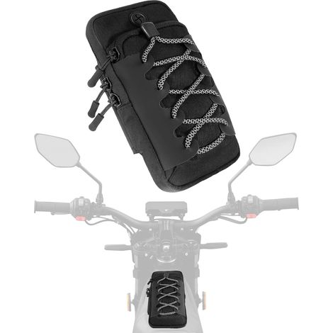 Borsa da telaio anteriore universale e copertura per batteria del telefono per moto da motocross elettriche, borsa portaoggetti per uso quotidiano (1/3)