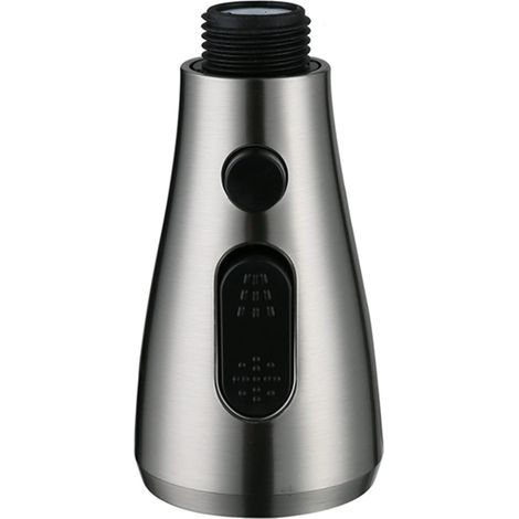 AIDUCHO Douchette De Robinet Avec Bouton Stop 3 Types De Jet Rétractable Evier Cuisine Pro Tête Pour Mitigeur Wc Robinet Salle De Bain Universelle Mat (1/5)