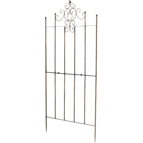 Supporto a traliccio per piante rampicanti metallo bronzo 100003896