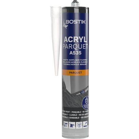 Mastic Spécial Joint et Finition Parquet - Gris Anthracite - 300 ml (1/5)