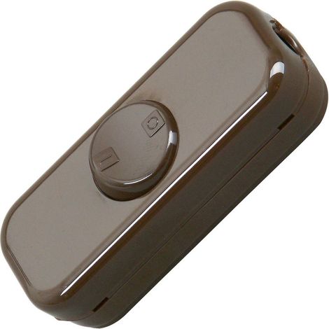 Kopp 193606003 Interruttore a filo passante Marrone 1 x Off / On 10 A 1 pz. (1/4)