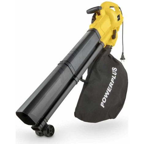 Souffleur de feuilles électrique - POWER PLUS - POWEG4030 - 3300 W - Vitesse d'air maximale de 250 km/h