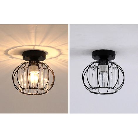 Suspension LED Crystal Modern E27, mini-suspension idéale pour la cuisine, le couloir, l'entrée, la chambre et le salon. (1/5)