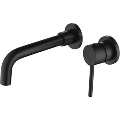 ROBINET DE LAVABO FIXATION MURALE 022B NOIR COLLECTION CÉPHISE (1/5)