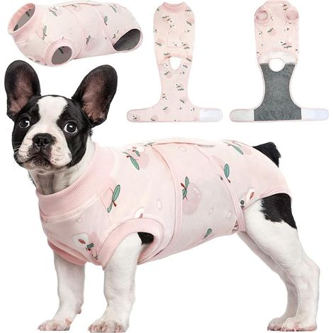 Surgical Recovery Suit for Male Female Dogs Cats Pet Recovery Shirt Post Surgery Vest E-Collar Alternative (1/3)