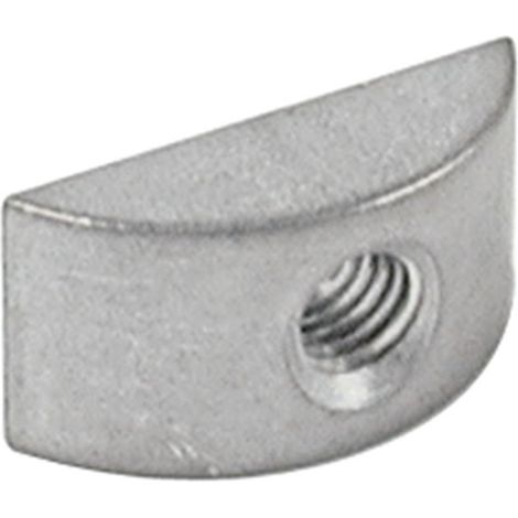 HERRAJES ALK media luna zamak tous 32mm. m8 , TOUS R Media luna con rosca M8Material: zamakAcabado: naturalPara taladros d35mm.0TOUS R Medi (1/2)
