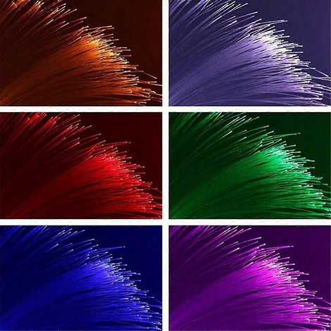 Kit de 500 lampes à fibre optique pour plafonnier/garage/maison (étoiles) (1/5)