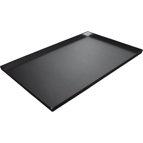 Plaque en aluminium, 600x400 mm - 4 côtés 90°, double revêtement thermoplastique anti-adhésif - VIRTUS