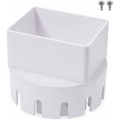 Adaptateur de Tuyau Descente, Adaptateur de Tuyau de Descente en Plastique pour Tuyau de Descente de Gouttière (Convient pour Vidange de 7,6 x 10,2 cm)