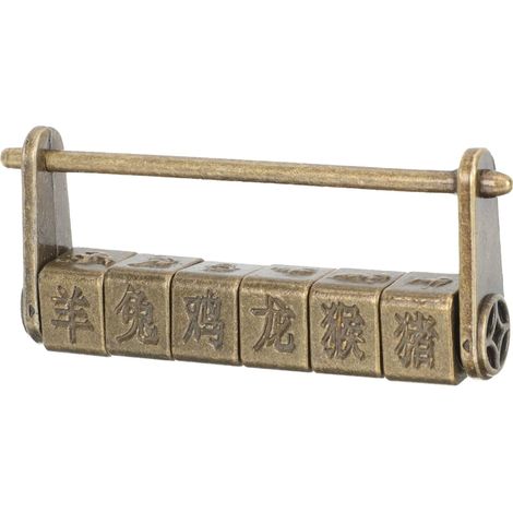 à combinaison ancien en alliage de zinc motif zodiaque (1/5)